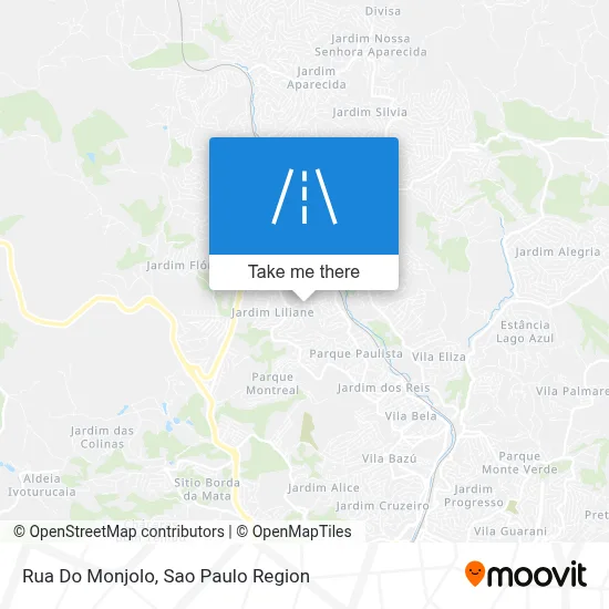 Rua Do Monjolo map
