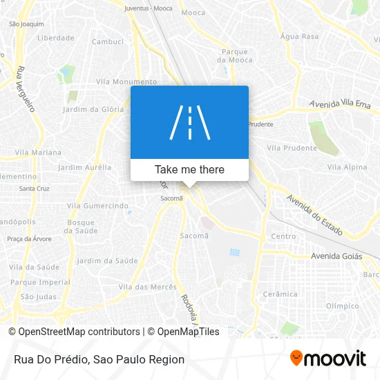 Rua Do Prédio map