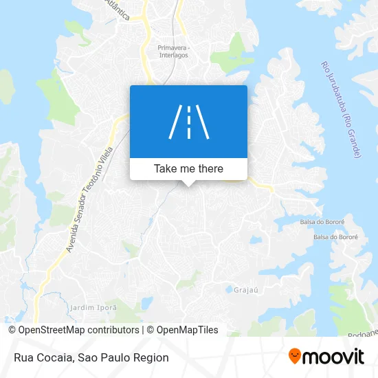 Rua Cocaia map