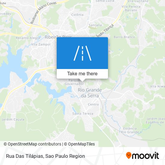 Rua Das Tilápias map