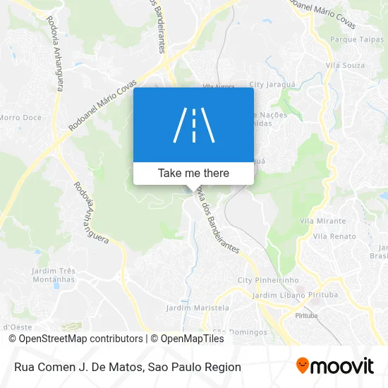 Rua Comen J. De Matos map