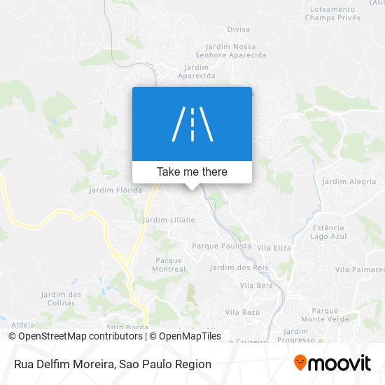 Mapa Rua Delfim Moreira