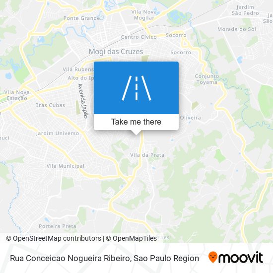 Rua Conceicao Nogueira Ribeiro map