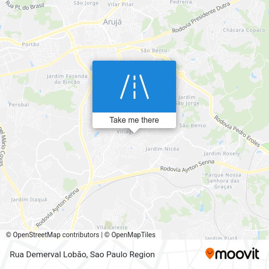 Rua Demerval Lobão map