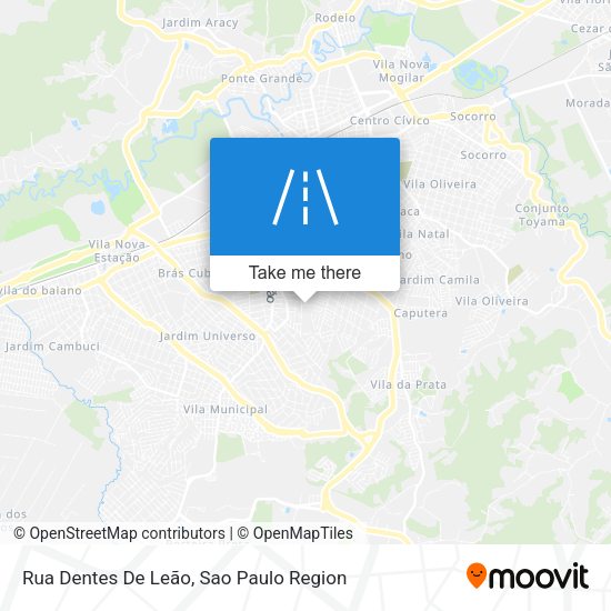 Rua Dentes De Leão map
