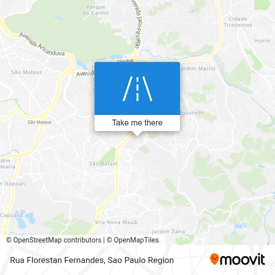 Rua Florestan Fernandes map