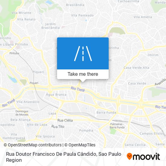 Rua Doutor Francisco De Paula Cândido map