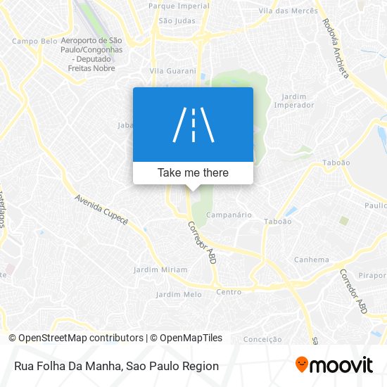 Rua Folha Da Manha map