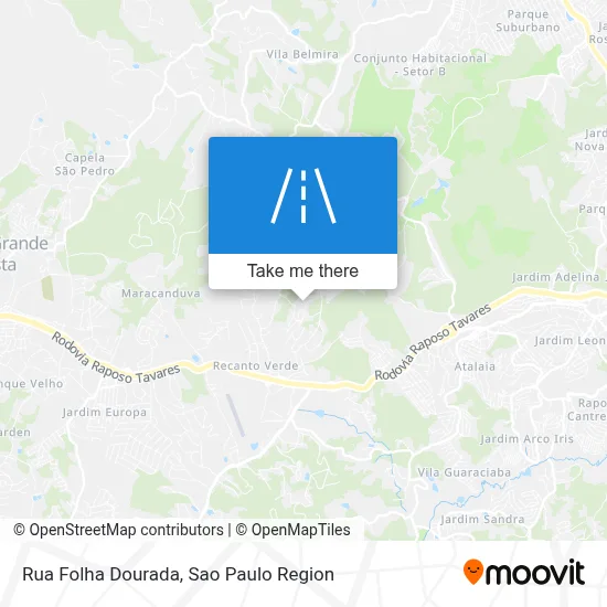 Rua Folha Dourada map