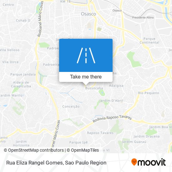 Rua Eliza Rangel Gomes map