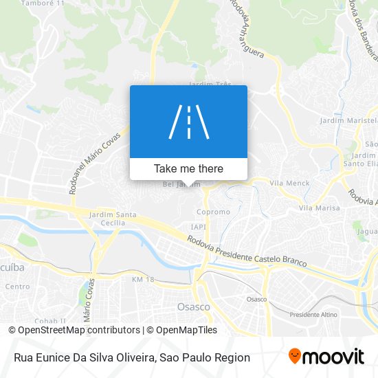 Mapa Rua Eunice Da Silva Oliveira