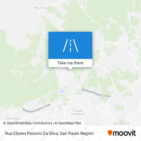 Mapa Rua Elyseu Peixoto Da Silva