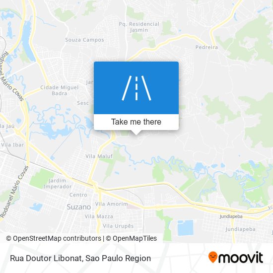 Rua Doutor Libonat map