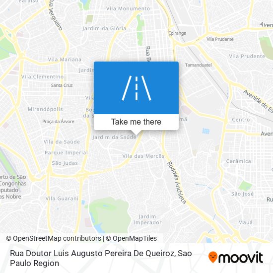 Mapa Rua Doutor Luis Augusto Pereira De Queiroz