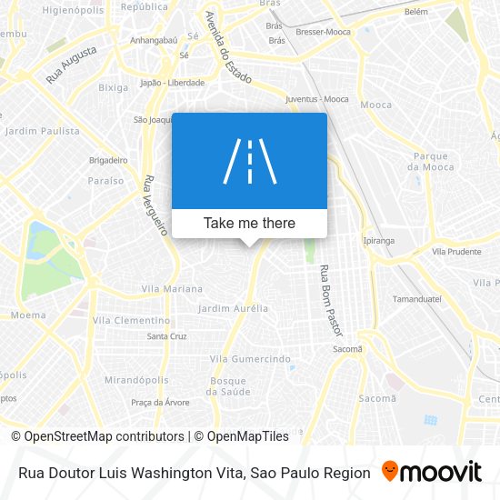 Rua Doutor Luis Washington Vita map