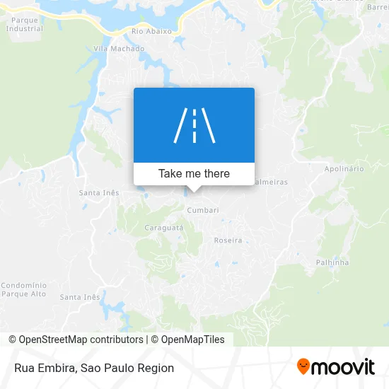 Rua Embira map