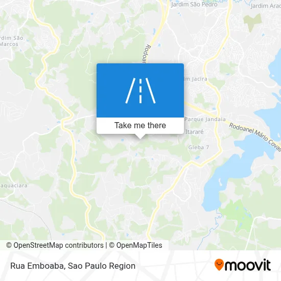 Rua Emboaba map