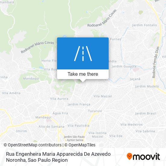 Rua Engenheira Maria Apparecida De Azevedo Noronha map