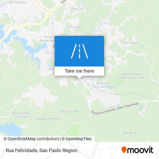 Mapa Rua Felicidade