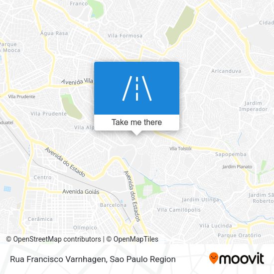 Rua Francisco Varnhagen map