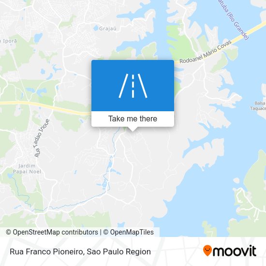 Rua Franco Pioneiro map