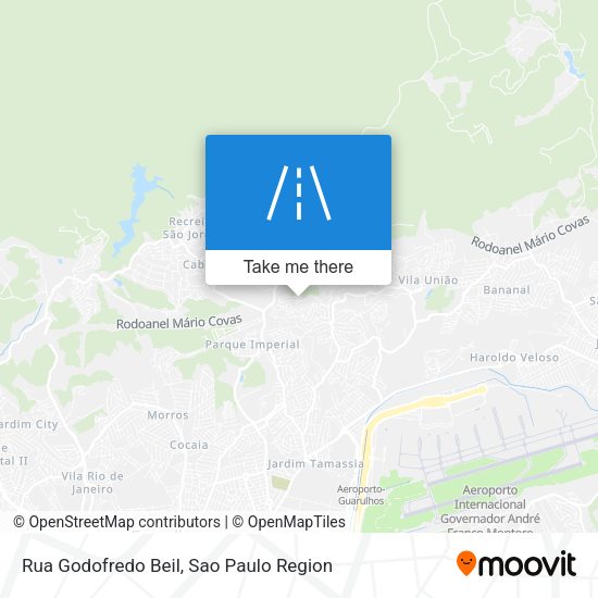 Rua Godofredo Beil map