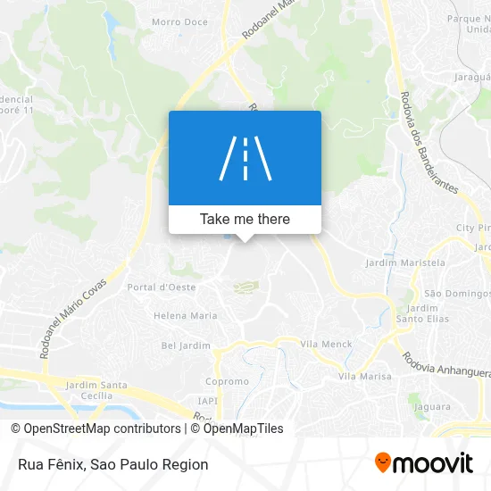 Rua Fênix map