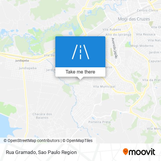 Rua Gramado map