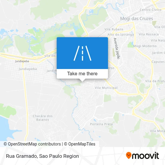 Rua Gramado map
