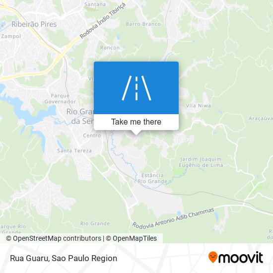 Rua Guaru map