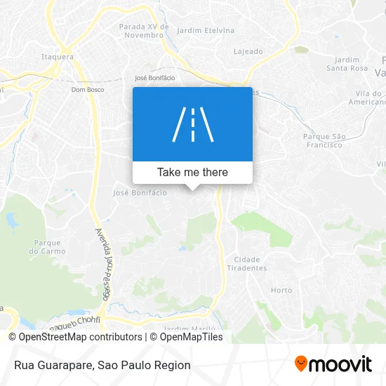 Rua Guarapare map