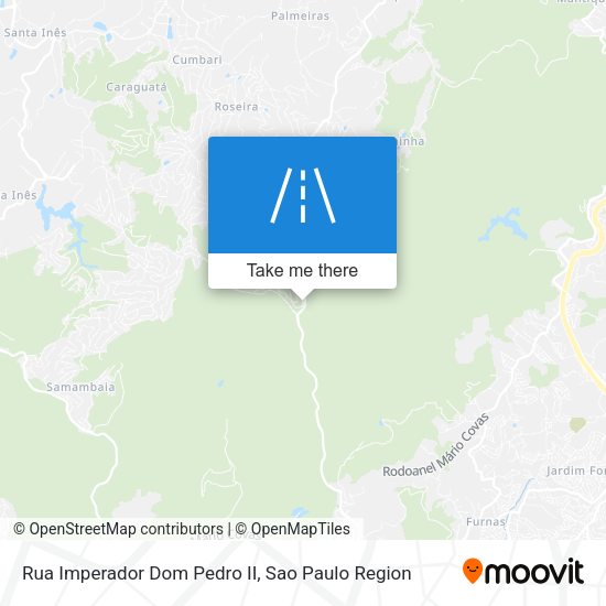 Rua Imperador Dom Pedro II map