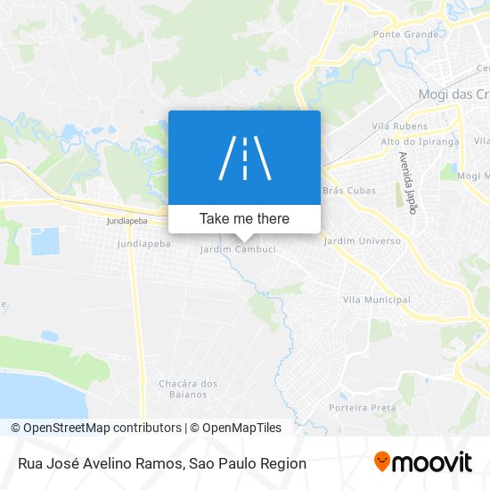 Mapa Rua José Avelino Ramos