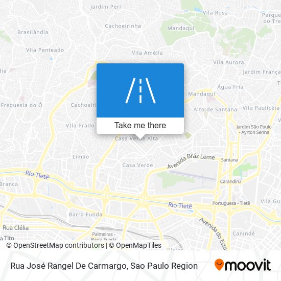 Rua José Rangel De Carmargo map