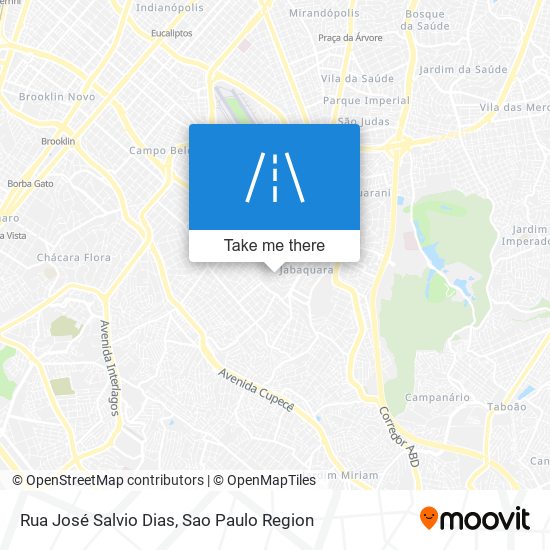 Rua José Salvio Dias map