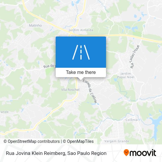 Rua Jovina Klein Reimberg map