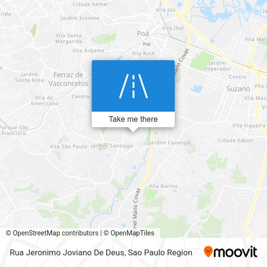 Rua Jeronimo Joviano De Deus map