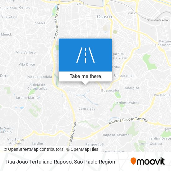 Rua Joao Tertuliano Raposo map