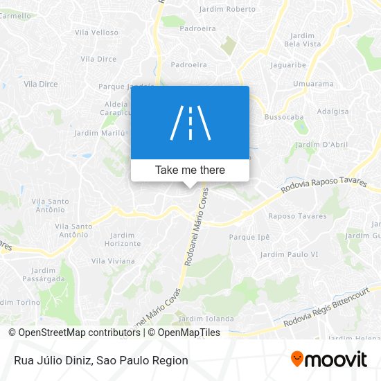 Rua Júlio Diniz map