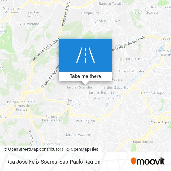 Rua José Félix Soares map