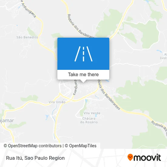 Rua Itú map