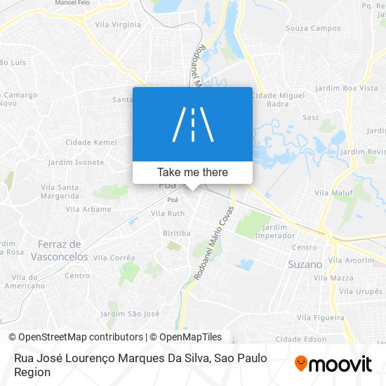 Mapa Rua José Lourenço Marques Da Silva