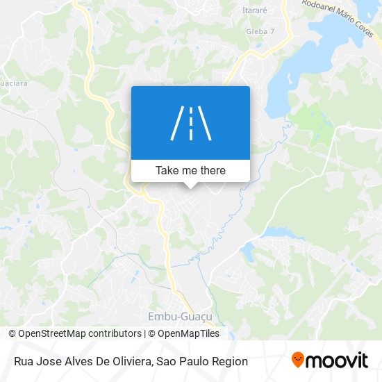 Mapa Rua Jose Alves De Oliviera
