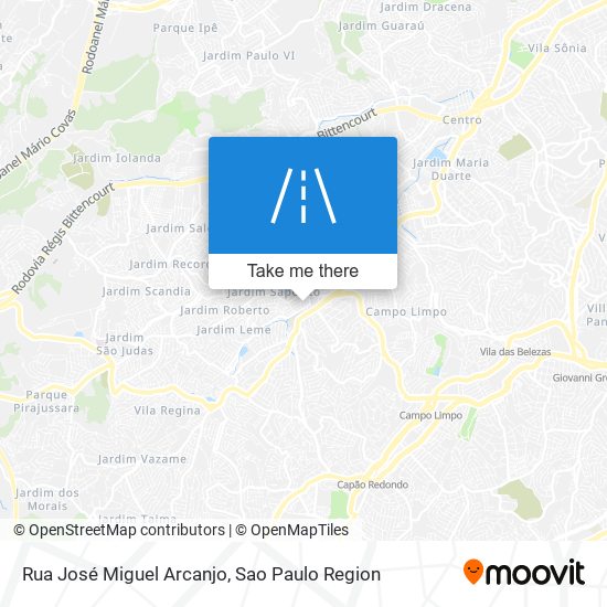 Rua José Miguel Arcanjo map