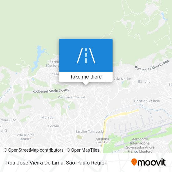 Rua Jose Vieira De Lima map