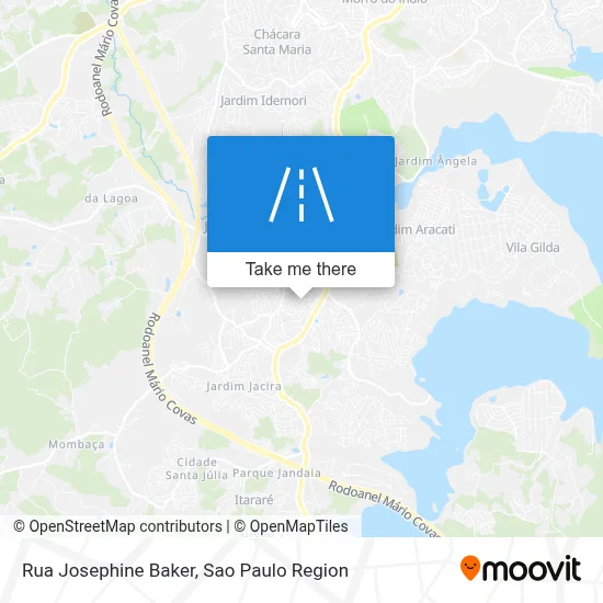 Rua Josephine Baker map