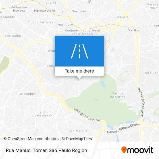 Rua Manuel Tomar map