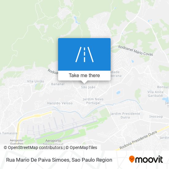 Rua Mario De Paiva Simoes map