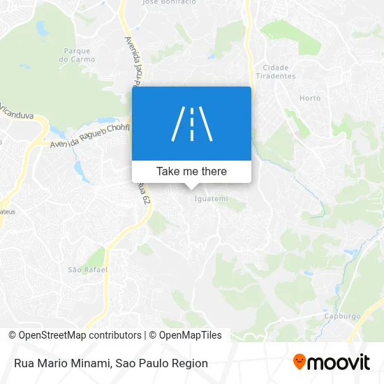 Rua Mario Minami map