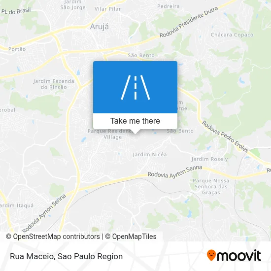 Rua Maceio map